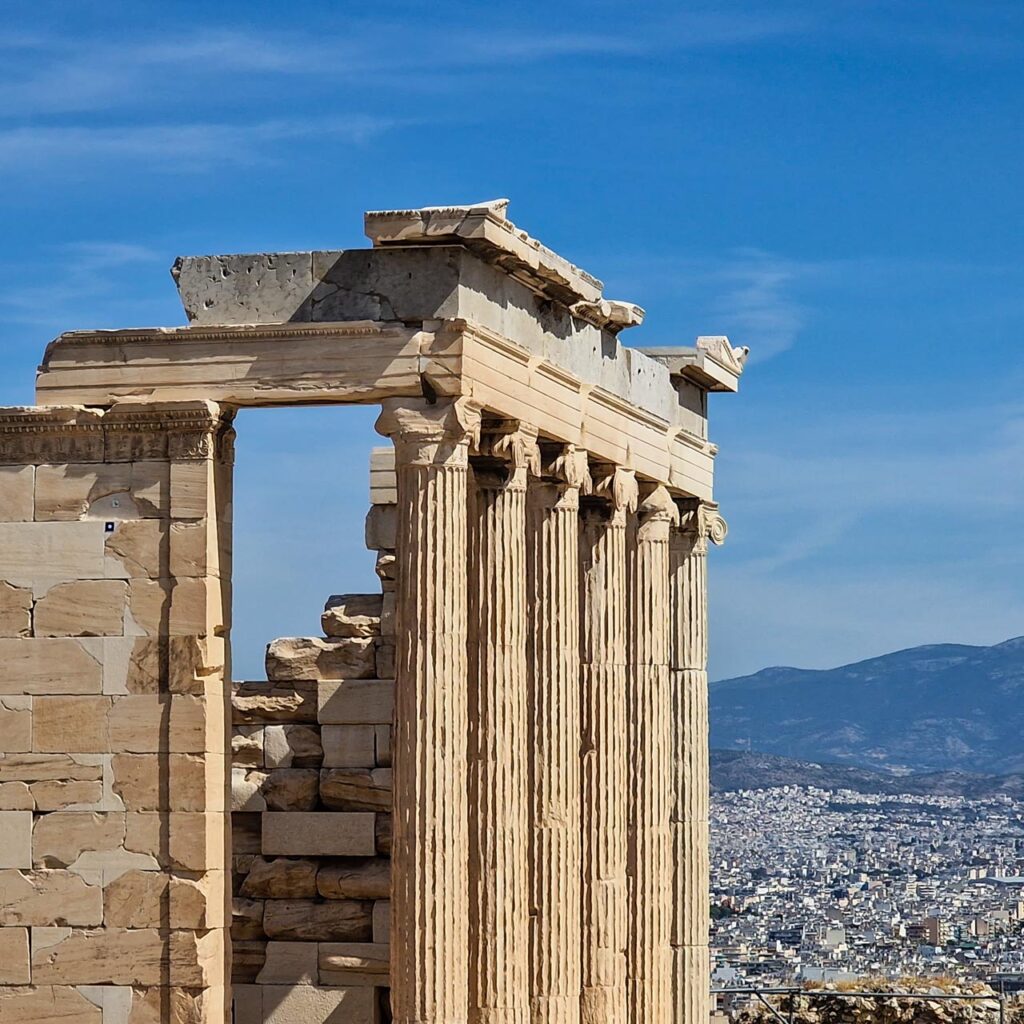 facciata nord eretteo acropoli atene