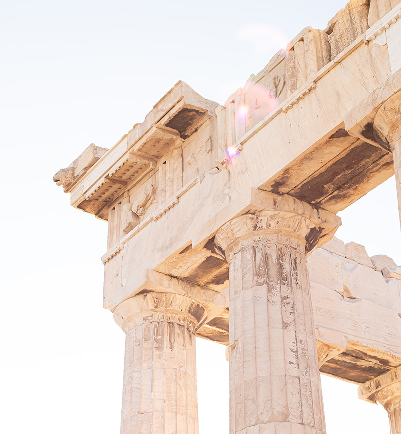 acropolis of athens parthenon columns
